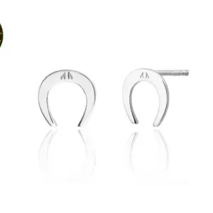 PENDIENTES HERRADURA ASTA PLATA